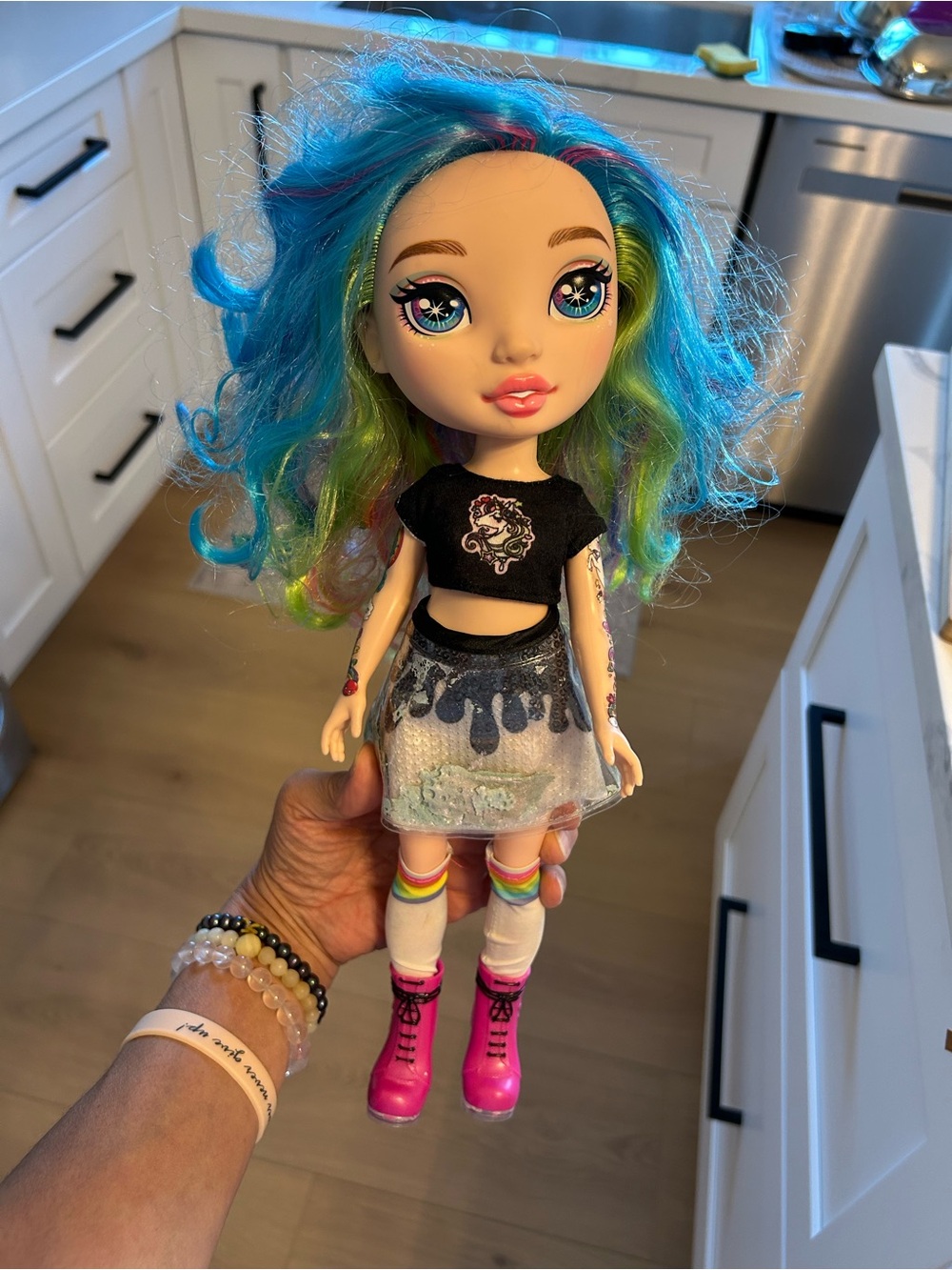 Rainbow-High MGA 2019 Dream Surprise Doll 15” Unicorn Tattoos Pink Boots